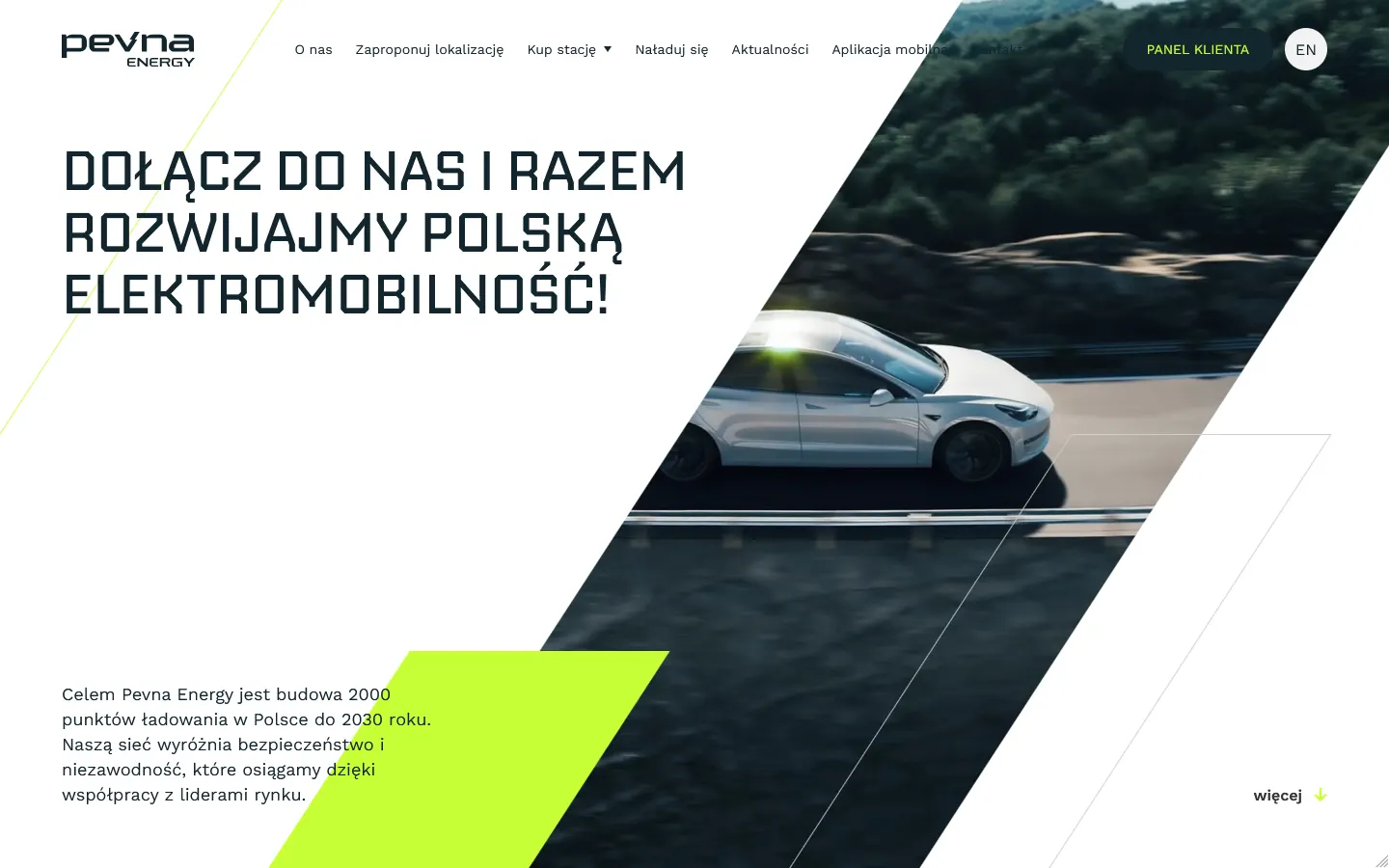 Pevna Energy homepage